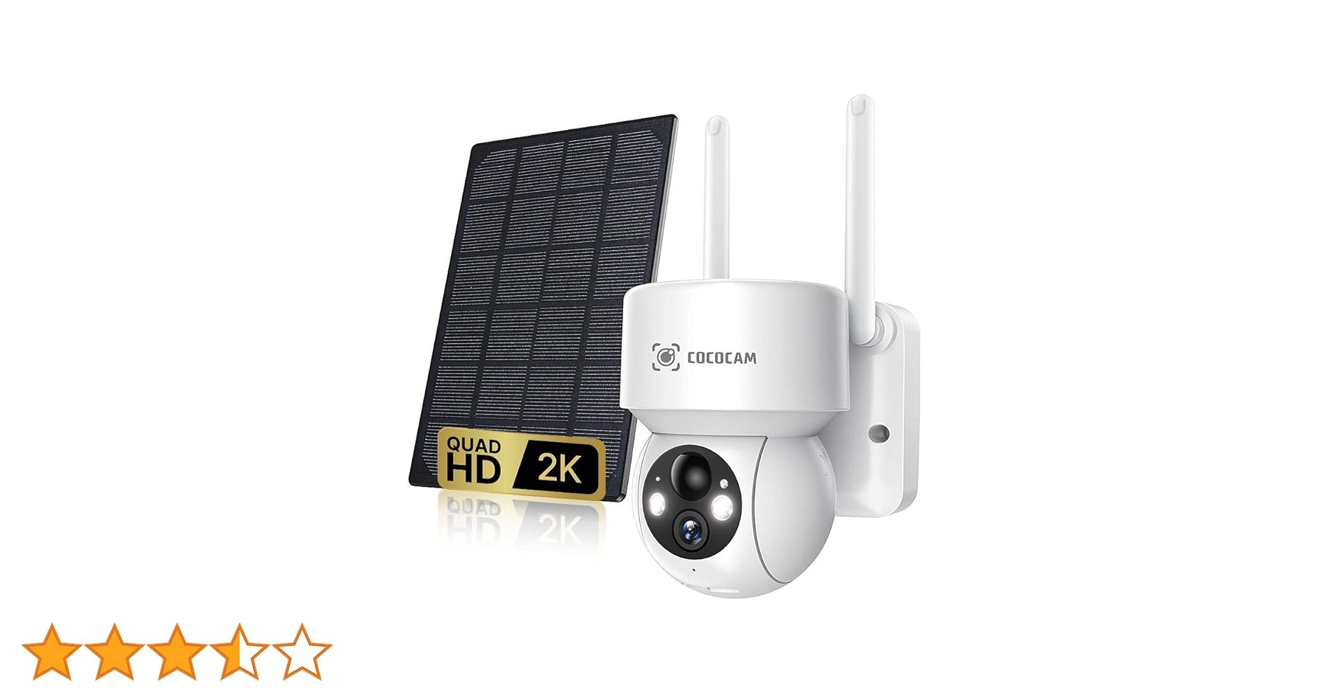 Amazon.co.jp: 【本物2K・夜間カラー撮影・360°監視 】COCOCAM
